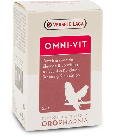Veresele Laga Omni-Vit multivitamin mix helpful when birds have been sick - Avian Vitamins